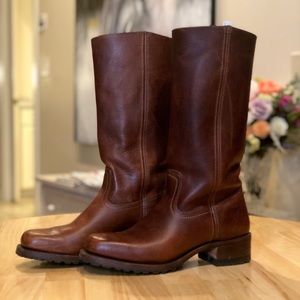 Frye Brown Leather Boots